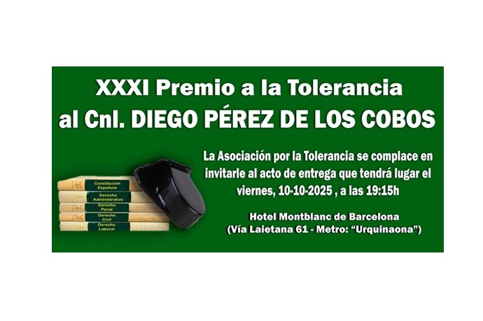 Actos XXXI Premio a la Tolerancia